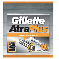 Gillette Atra Plus Refill Cartridges - 10 Ea